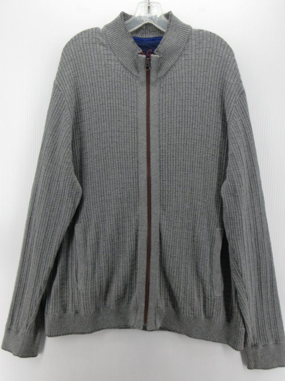 Robert Graham Sweater XXL Wool Blend Cardigan Full Zip Classic Fit
